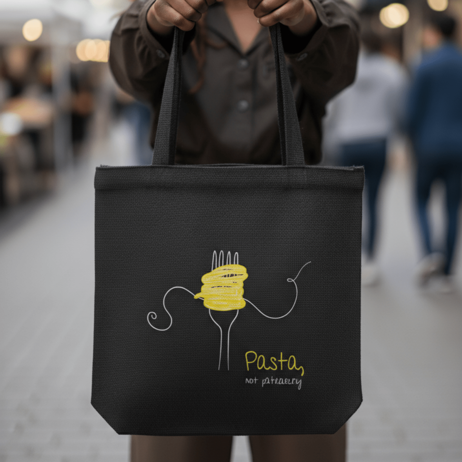 No Shit Shirts - Jutebeutel: Pasta, not patriarchy - Jutebeuel - basic