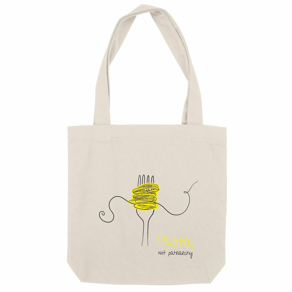 No Shit Shirts - Jutebeutel: Pasta, not patriarchy - Jutebeuel - basic