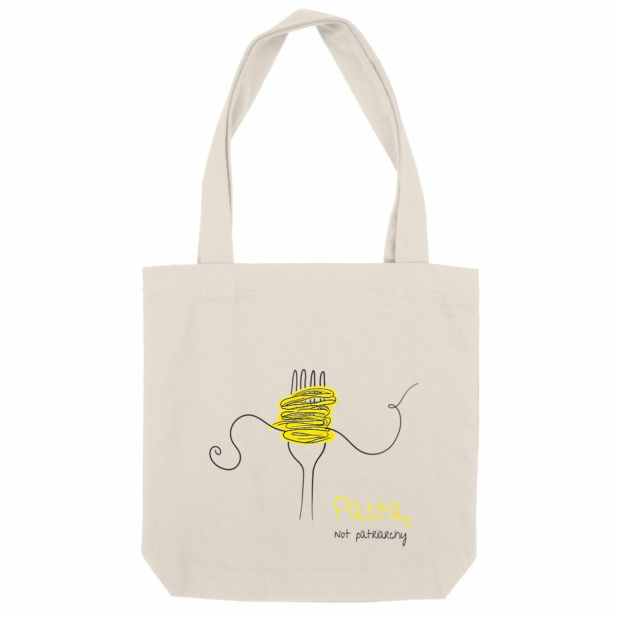 No Shit Shirts - Jutebeutel: Pasta, not patriarchy - Jutebeuel - basic