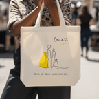 No Shit Shirts - Jutebeutel: Same job. Same hours. Less pay. Guess who? - Equal Pay - basic