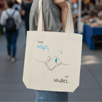 No Shit Shirts - Jutebeutel: Send Naps, Not Nudes - Body & Autonomy & Sexism - basic