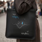 No Shit Shirts - Jutebeutel: Send Naps, Not Nudes - Body & Autonomy & Sexism - basic