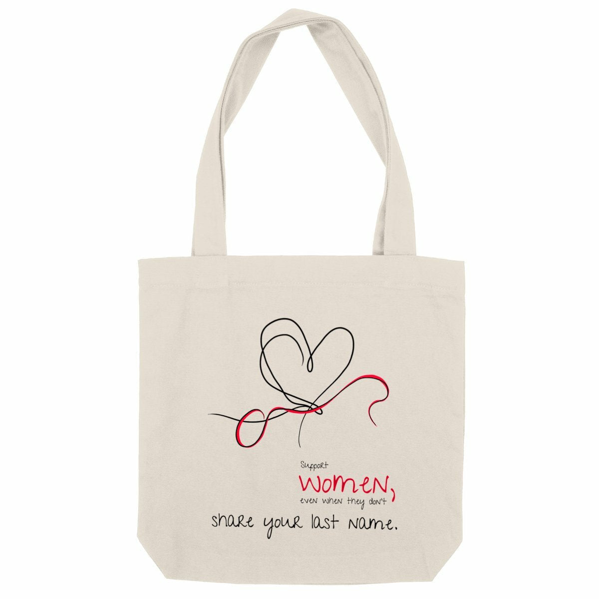 No Shit Shirts - Jutebeutel: Support women, even when they don’t share your last name. - Jutebeuel - basic