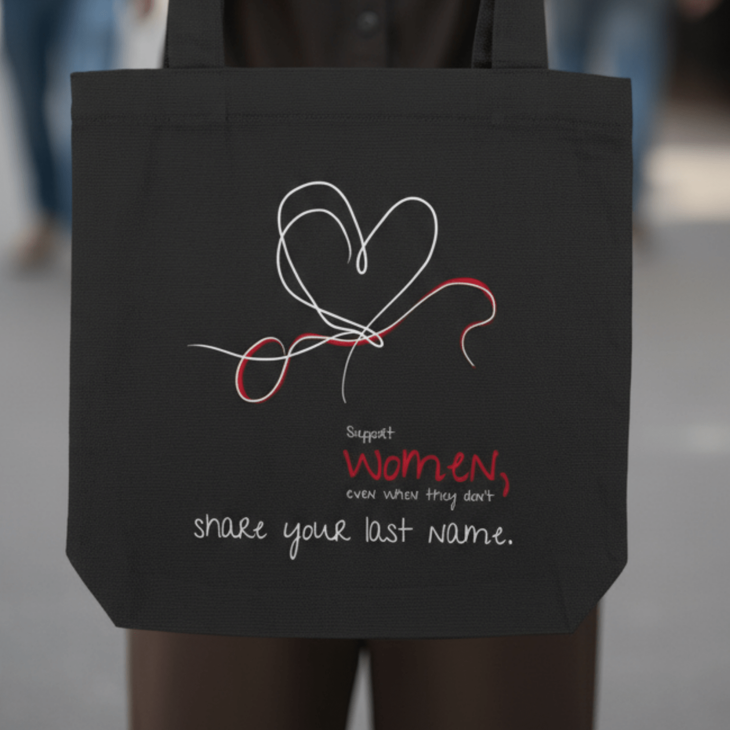 No Shit Shirts - Jutebeutel: Support women, even when they don’t share your last name. - Jutebeuel - basic