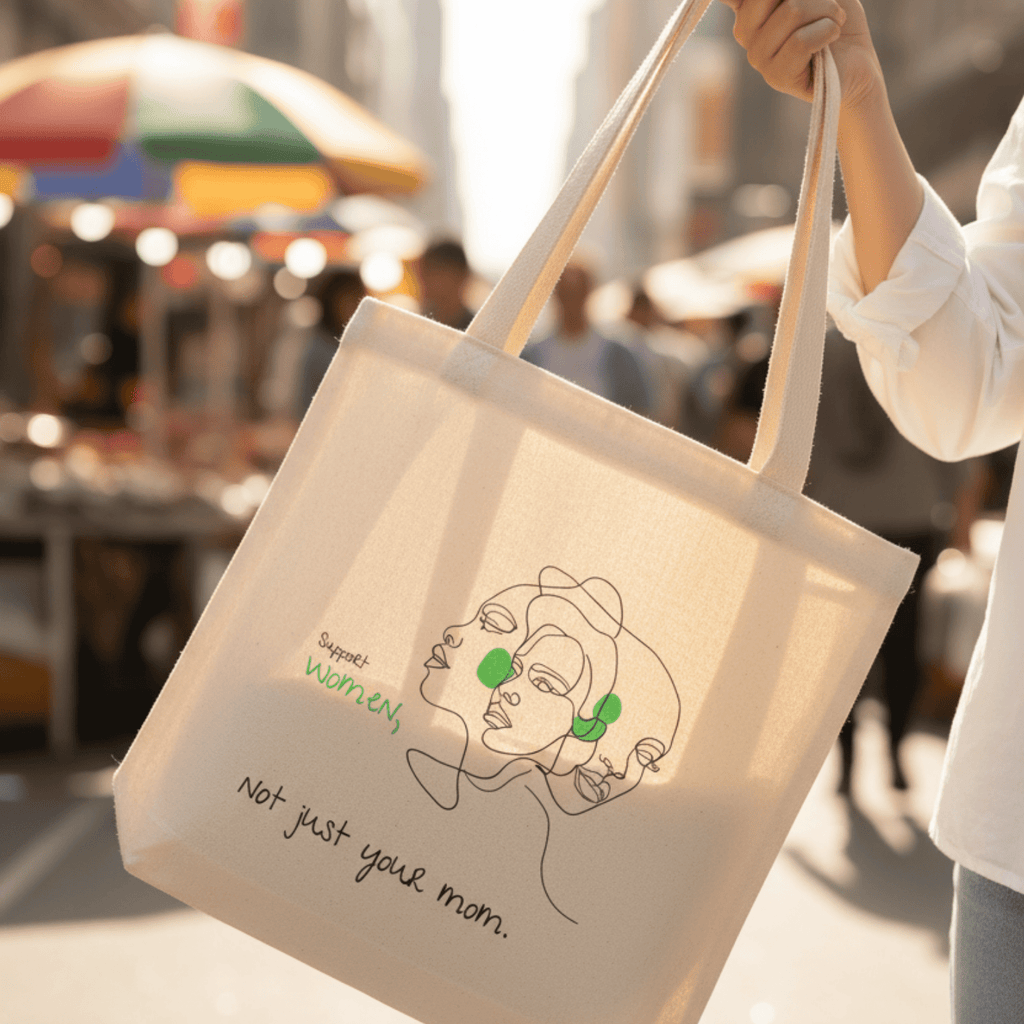 No Shit Shirts - Jutebeutel: Support women. Not just your mom - Jutebeuel - basic