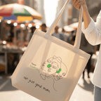 No Shit Shirts - Jutebeutel: Support women. Not just your mom - Jutebeuel - basic