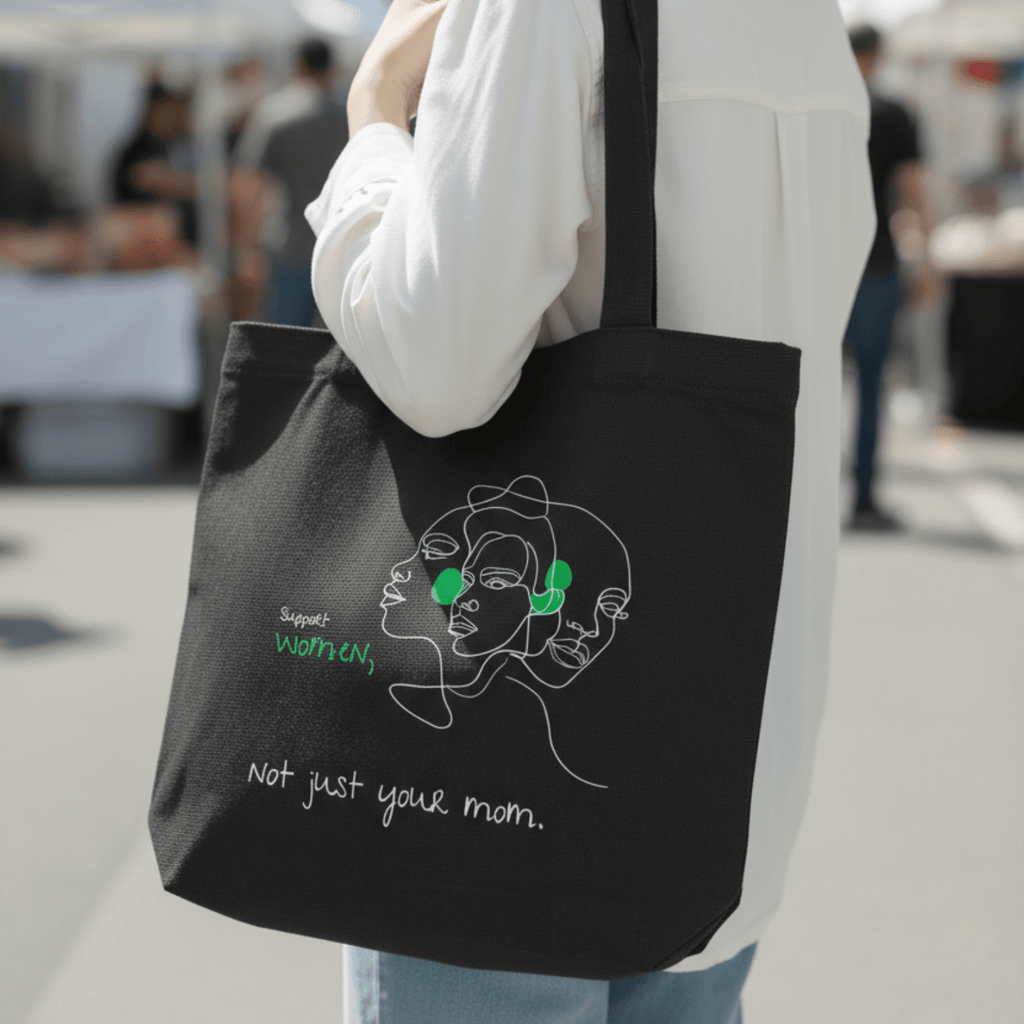 No Shit Shirts - Jutebeutel: Support women. Not just your mom - Jutebeuel - basic