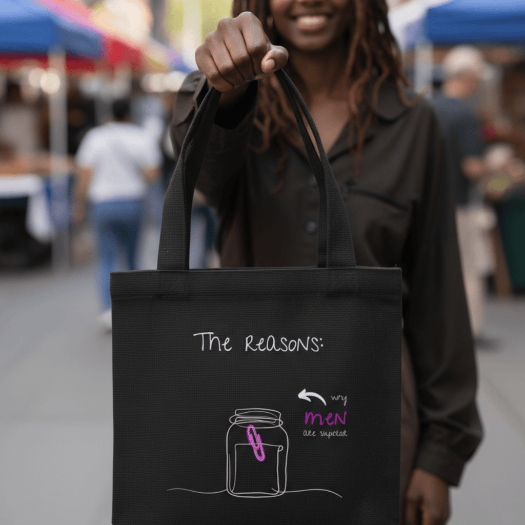 No Shit Shirts - Jutebeutel: The reasons why men are superior: - Gender Roles - basic