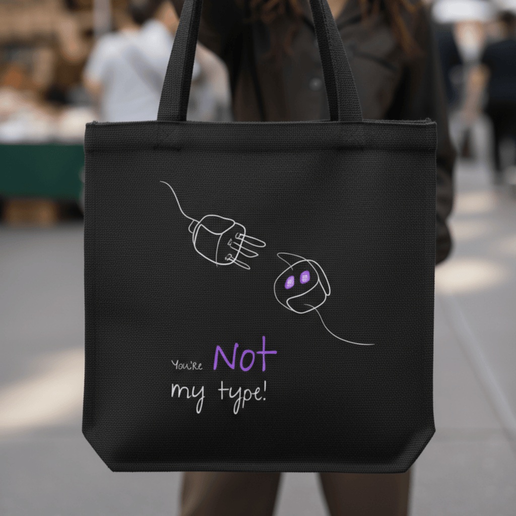 No Shit Shirts - Jutebeutel: Your not my type - Body & Autonomy & Sexism - basic