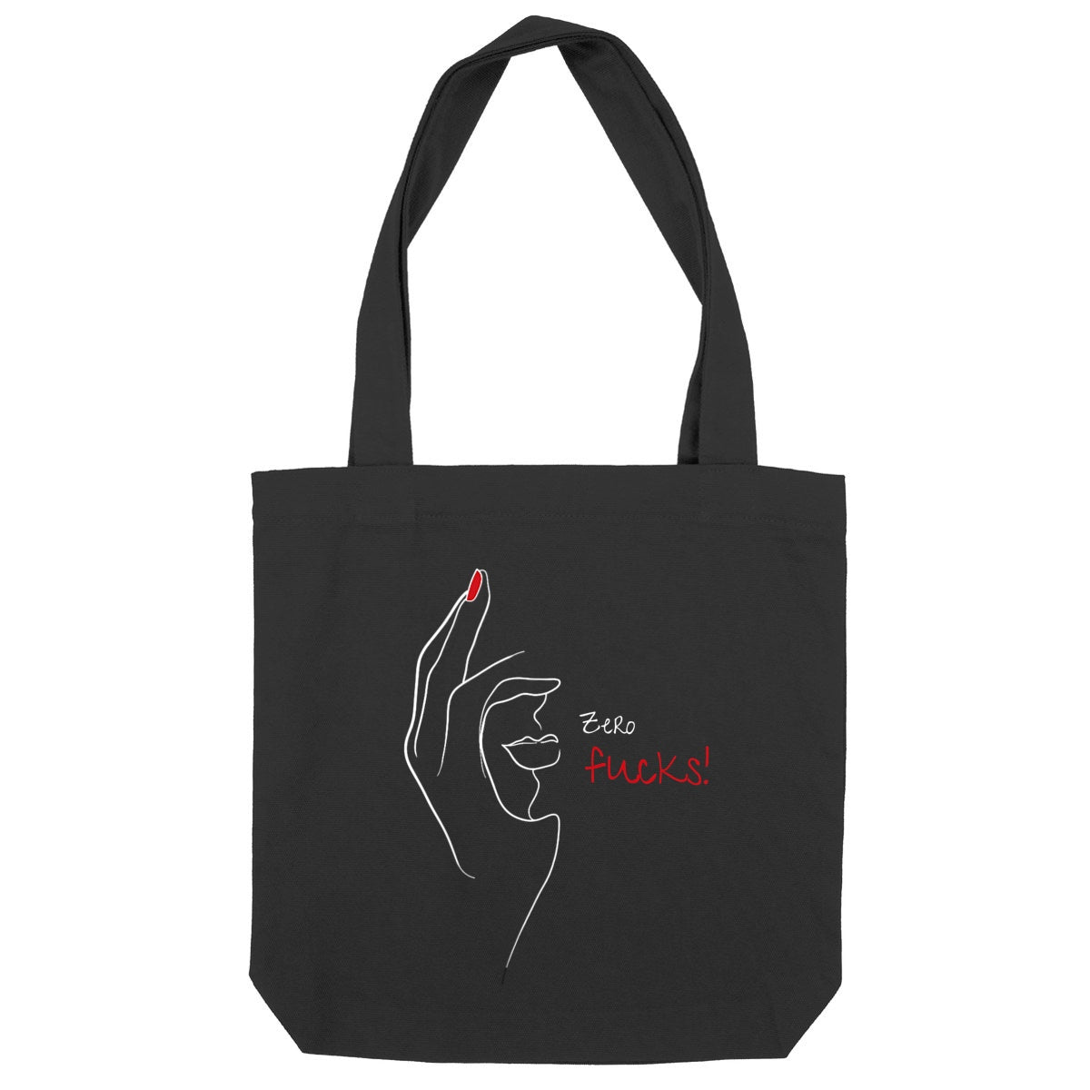 No Shit Shirts - Jutebeutel: Zero Fucks - Jutebeuel - basic