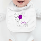 No Shit Shirts - Lätzchen: Girls just wanna have fun(damental rights) - Lätzchen - basic