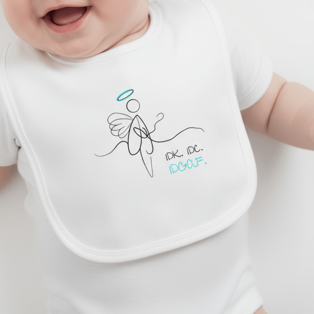 No Shit Shirts - Lätzchen: IDK. IDC. IDGAF. - Lätzchen - basic