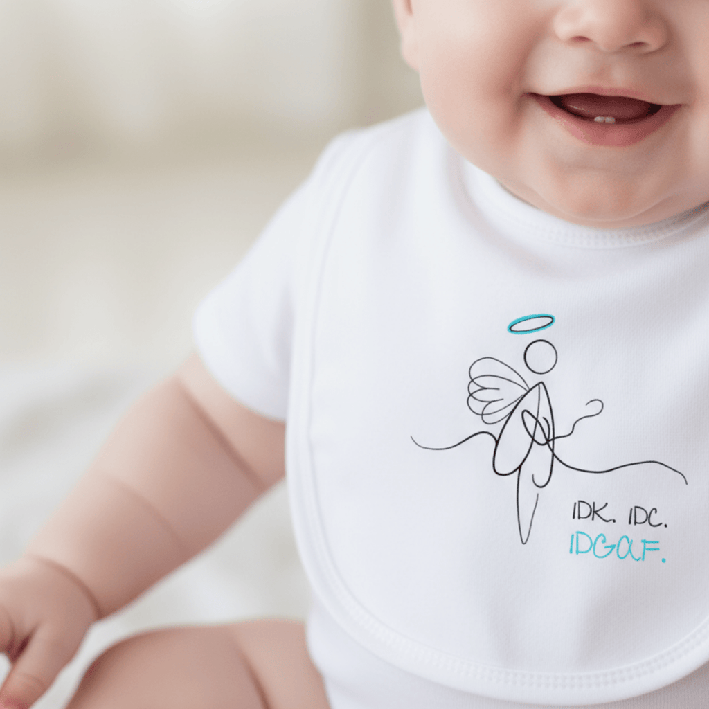 No Shit Shirts - Lätzchen: IDK. IDC. IDGAF. - Lätzchen - basic