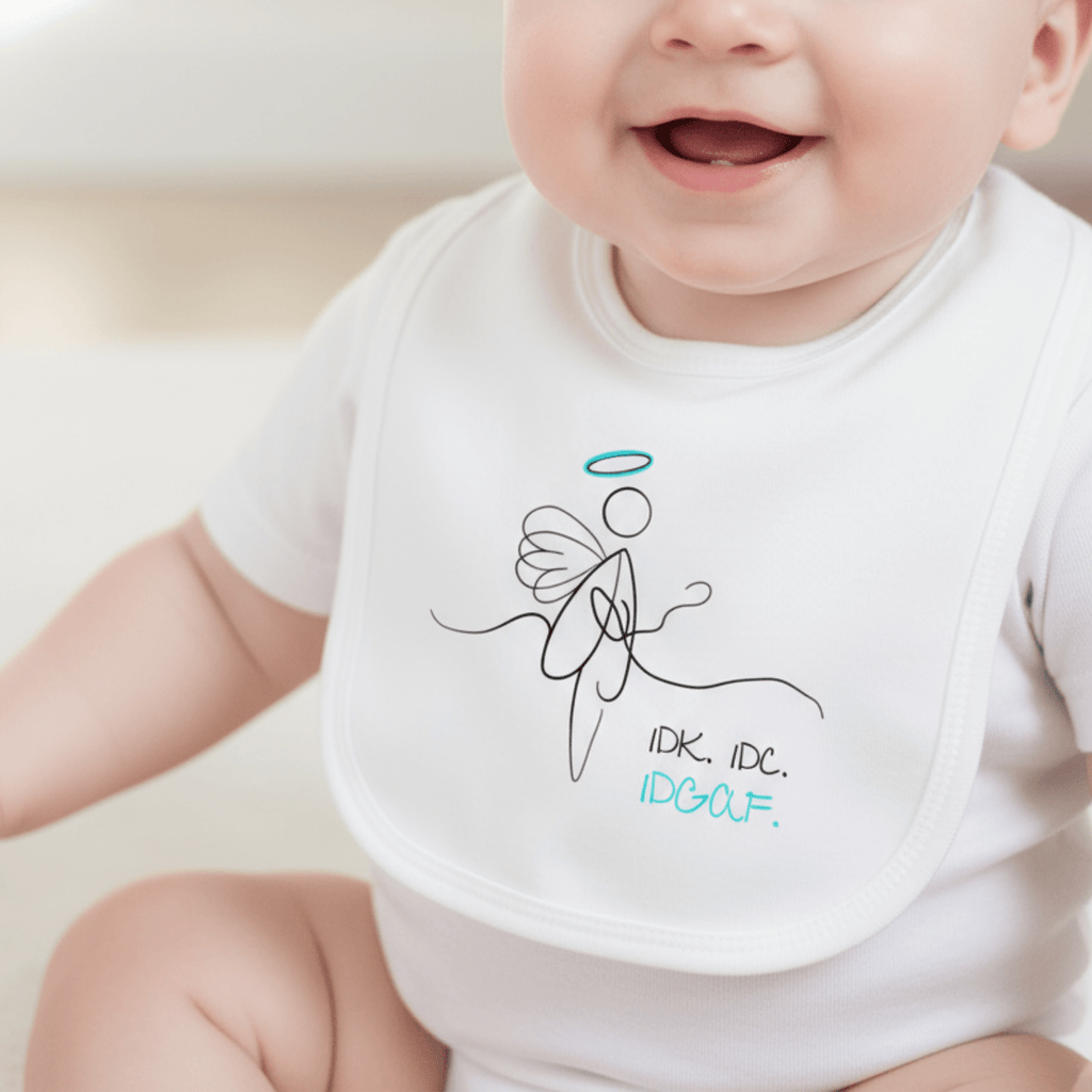 No Shit Shirts - Lätzchen: IDK. IDC. IDGAF. - Lätzchen - basic