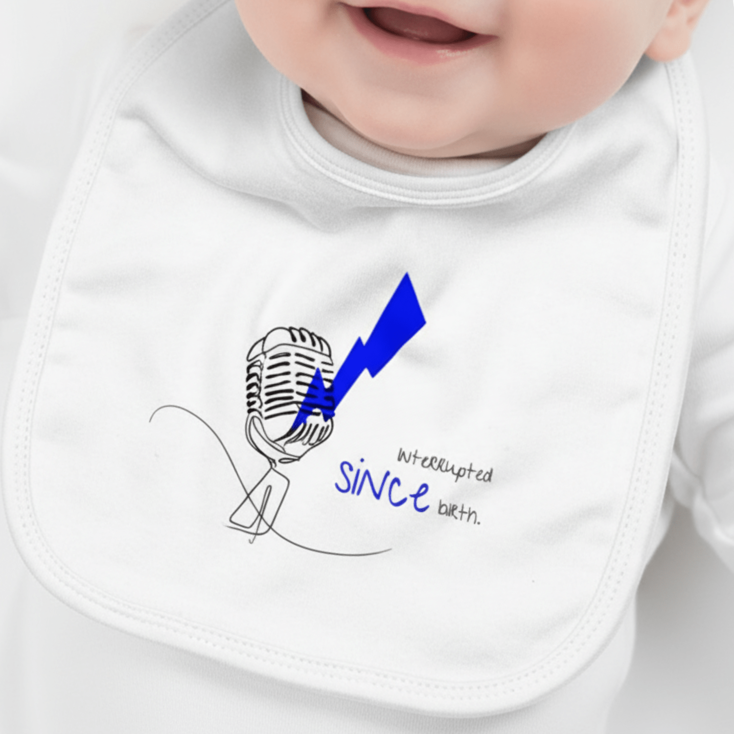 No Shit Shirts - Lätzchen: Interrupted since birth. - Lätzchen - basic