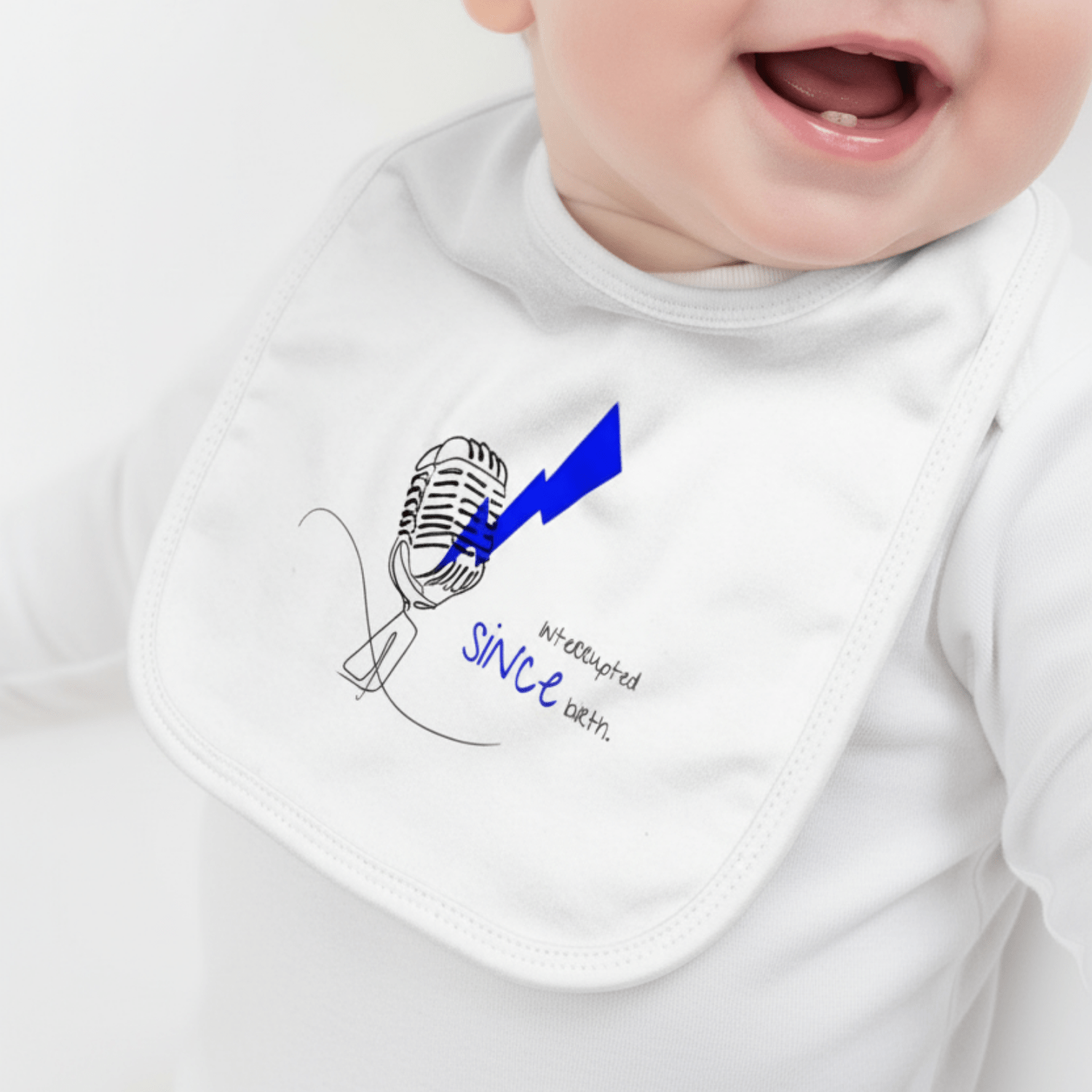 No Shit Shirts - Lätzchen: Interrupted since birth. - Lätzchen - basic