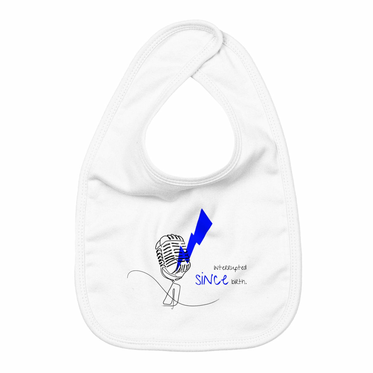 No Shit Shirts - Lätzchen: Interrupted since birth. - Lätzchen - basic