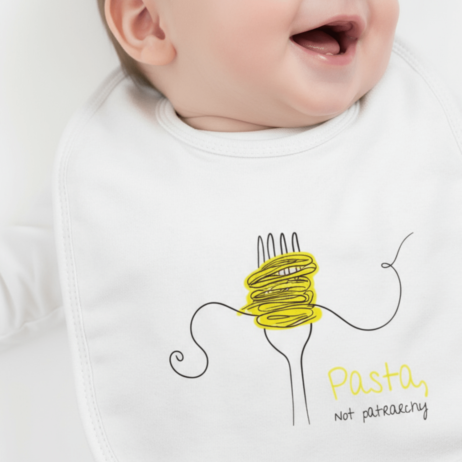 No Shit Shirts - Lätzchen: Pasta, not patriarchy - Lätzchen - basic