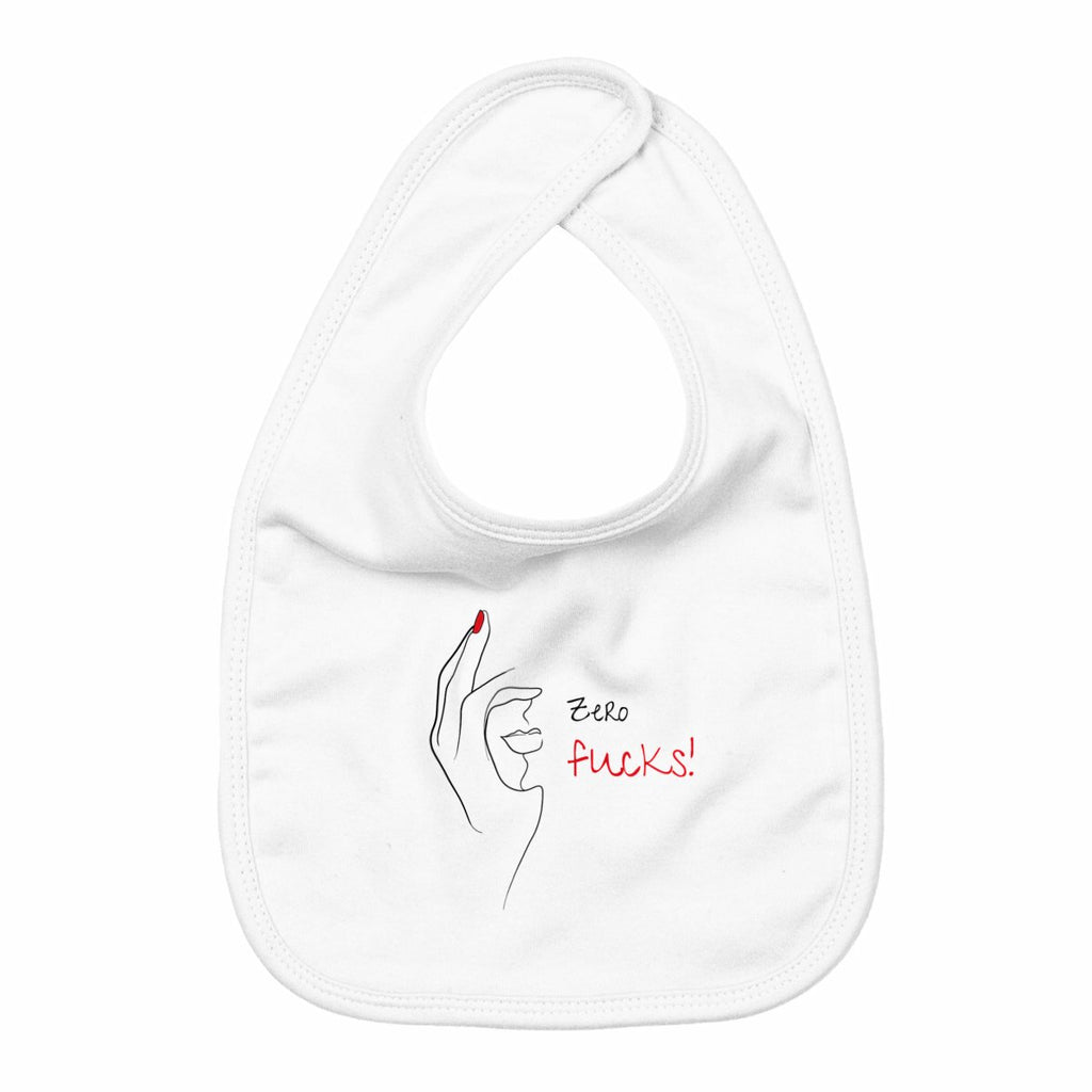 No Shit Shirts - Lätzchen: Zero Fucks - Lätzchen - basic