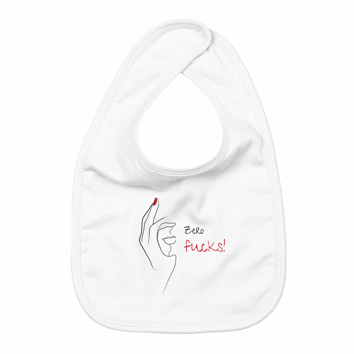 No Shit Shirts - Lätzchen: Zero Fucks - Lätzchen - basic