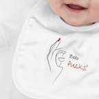 No Shit Shirts - Lätzchen: Zero Fucks - Lätzchen - basic