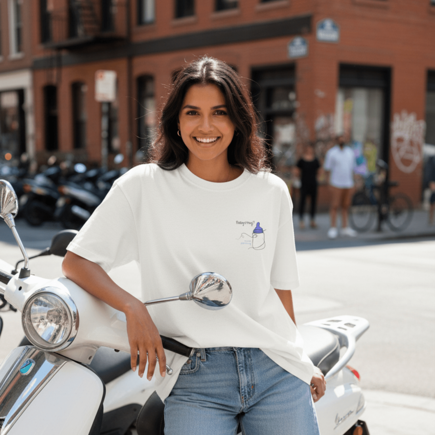 No Shit Shirts - Oversize Shirt: Babysitting? That’s called parenting! - Gender Roles - basic