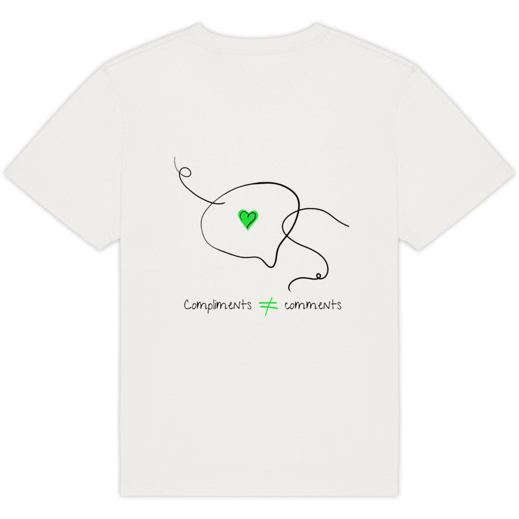 No Shit Shirts - Oversize Shirt (Backprint): Compliments ≠ comments. - Mansplaining - basic