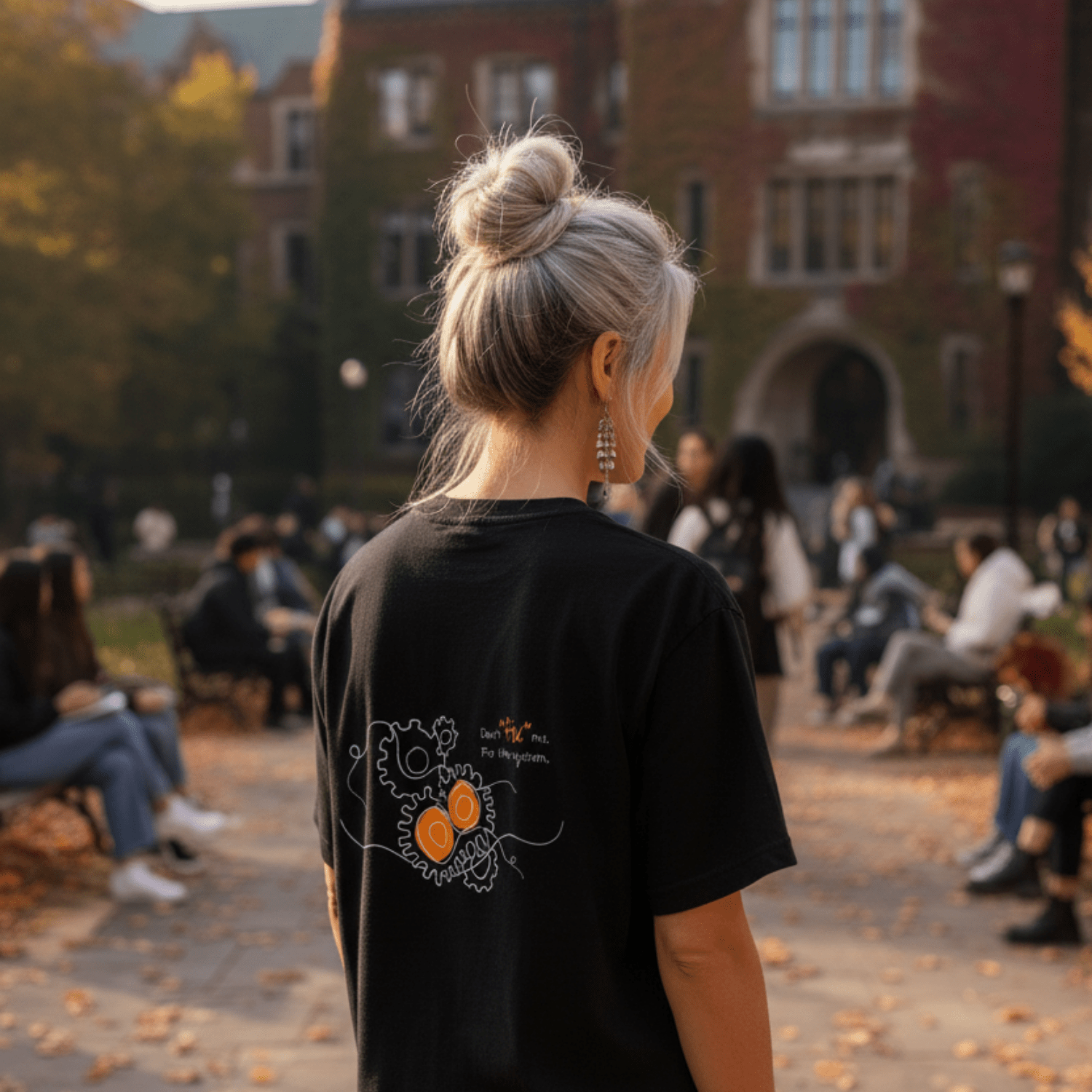 No Shit Shirts - Oversize Shirt (Backprint): Don’t “fix” me. Fix the system. - Oversize Shirts - basic