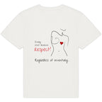 No Shit Shirts - Oversize Shirt (Backprint): Every chest deserves respect. Regardless of inventory. - Body & Autonomy & Sexism - basic