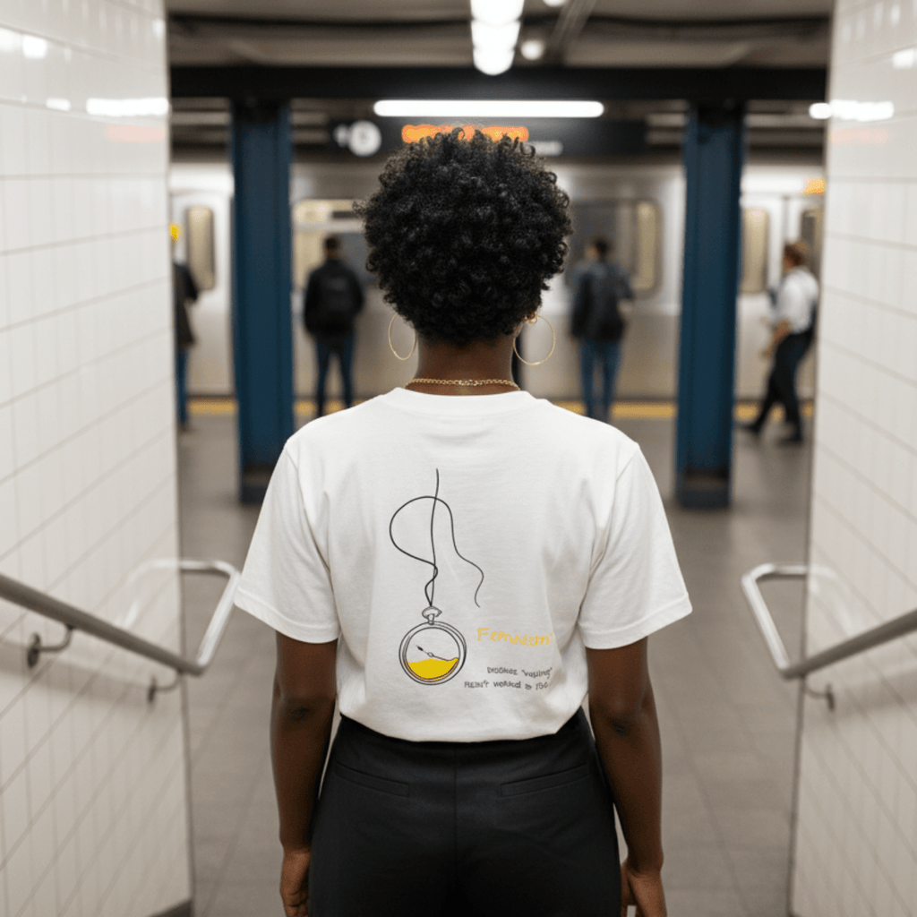 No Shit Shirts - Oversize Shirt (Backprint): Feminism: because “waiting” hasn’t worked so far - Oversize Shirts - basic