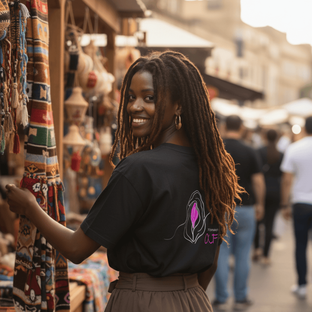 No Shit Shirts - Oversize Shirt (Backprint): Feminist AF - Oversize Shirts - basic