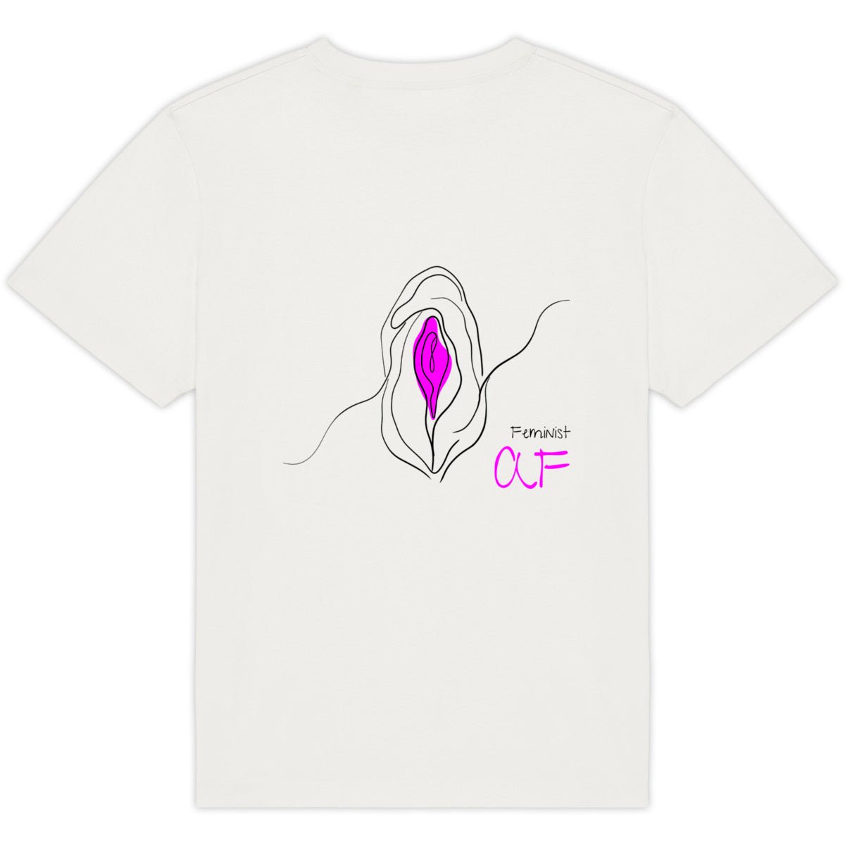 No Shit Shirts - Oversize Shirt (Backprint): Feminist AF - Oversize Shirts - basic