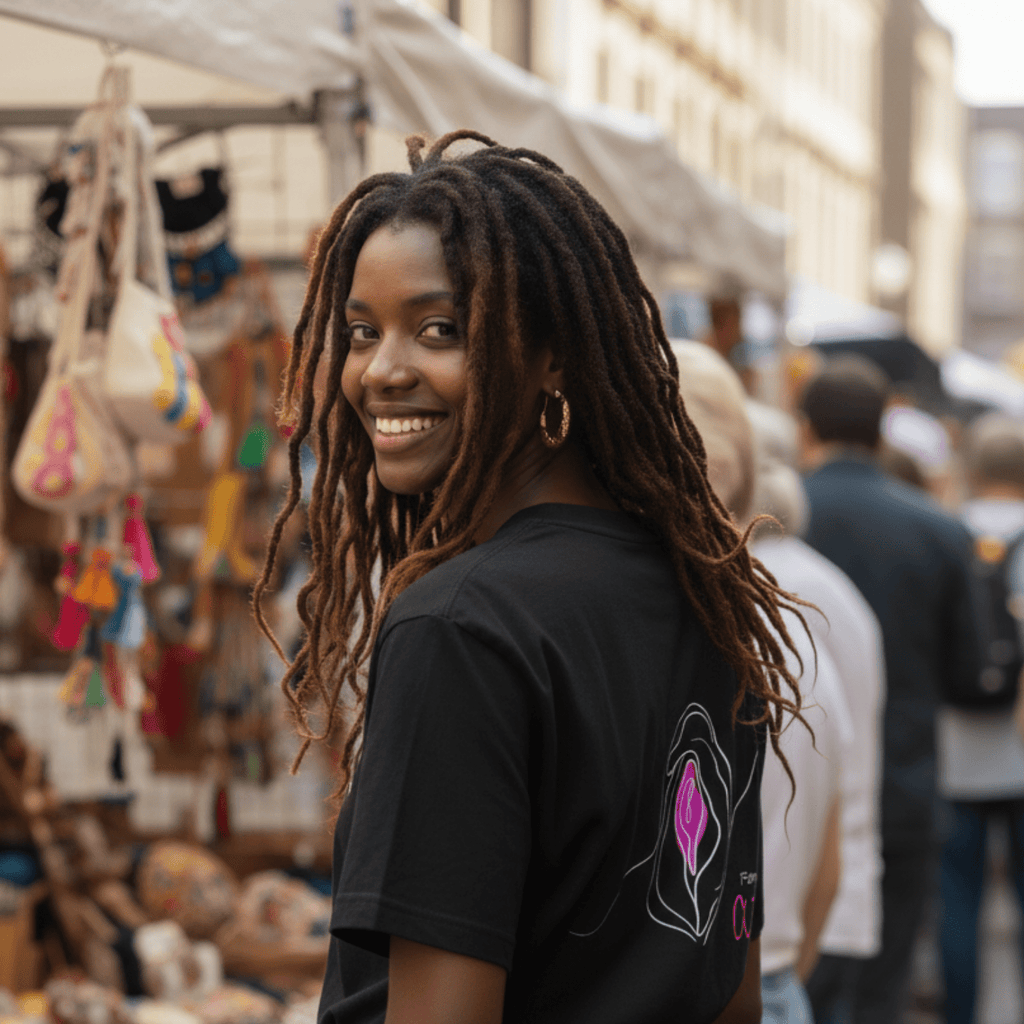 No Shit Shirts - Oversize Shirt (Backprint): Feminist AF - Oversize Shirts - basic