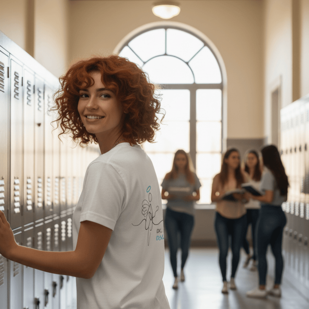 No Shit Shirts - Oversize Shirt (Backprint): IDK. IDC. IDGAF. - Oversize Shirts - basic