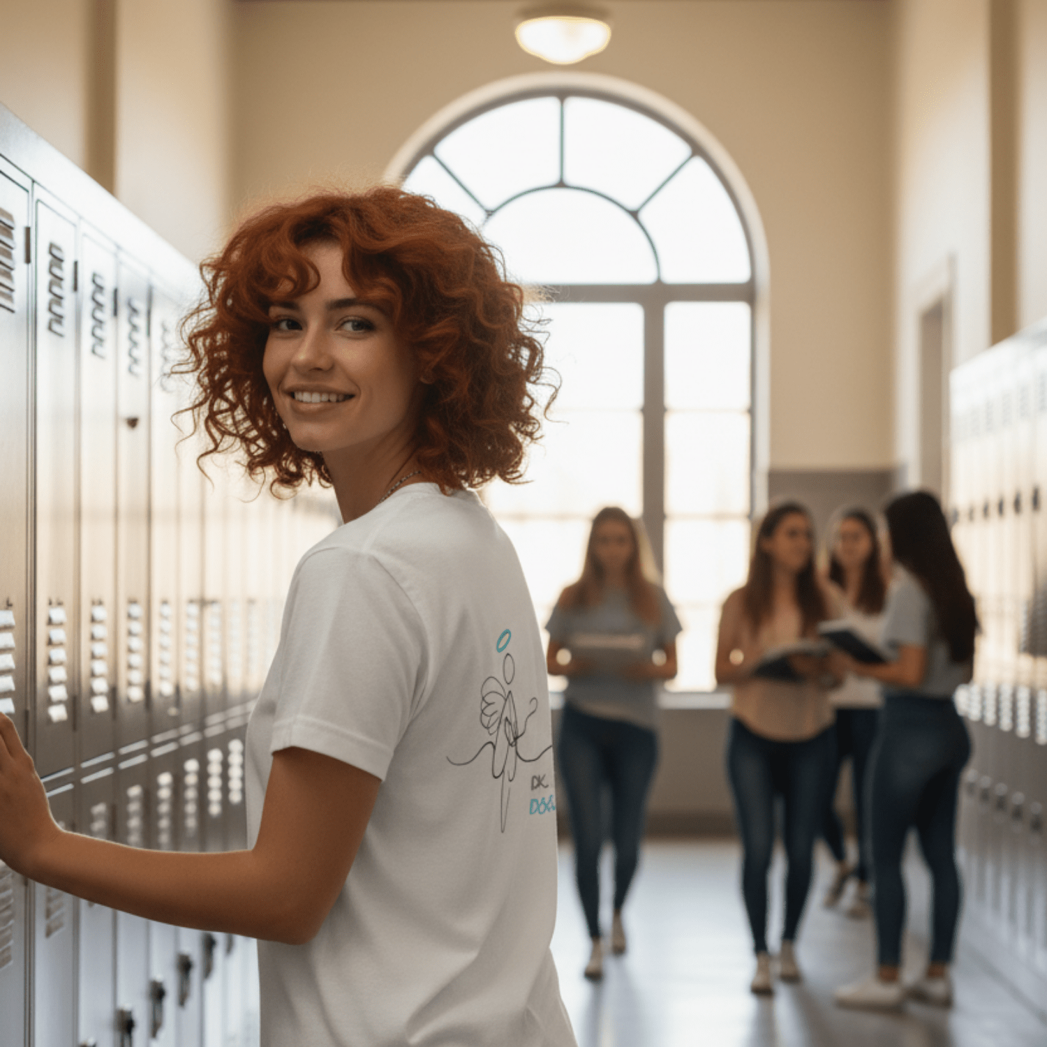 No Shit Shirts - Oversize Shirt (Backprint): IDK. IDC. IDGAF. - Oversize Shirts - basic