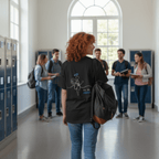 No Shit Shirts - Oversize Shirt (Backprint): IDK. IDC. IDGAF. - Oversize Shirts - basic