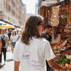 No Shit Shirts - Oversize Shirt (Backprint): My Body, My Rules - Body & Autonomy & Sexism - basic