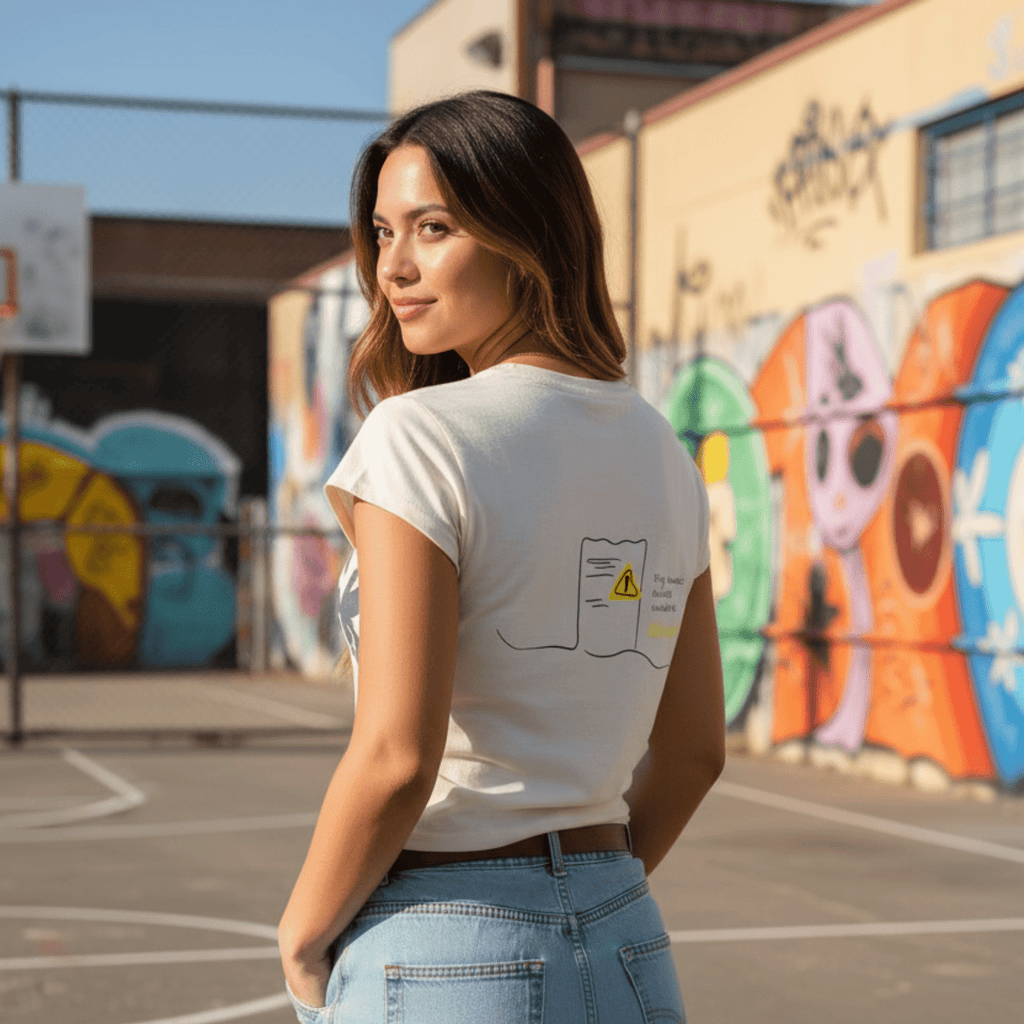 No Shit Shirts - Oversize Shirt (Backprint): My invoice includes unsolicited advice. - Mansplaining - basic