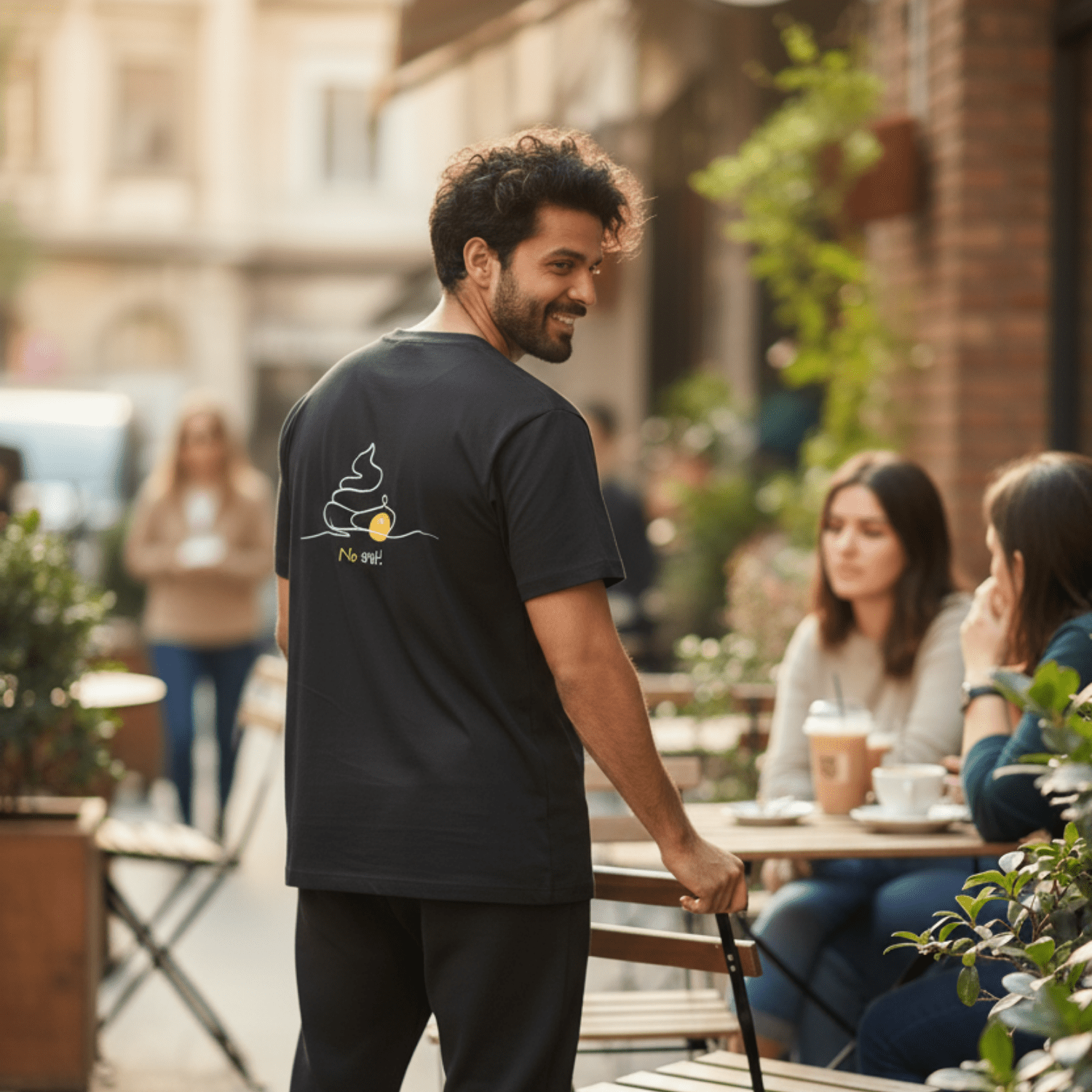 No Shit Shirts - Oversize Shirt (Backprint): No Shit! - Oversize Shirts - basic