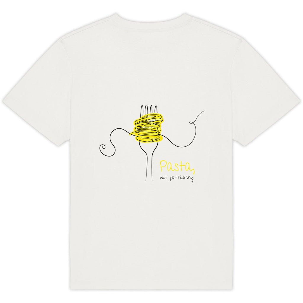 No Shit Shirts - Oversize Shirt (Backprint): Pasta, not patriarchy - Oversize Shirts - basic