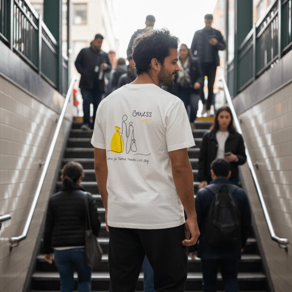 No Shit Shirts - Oversize Shirt (Backprint): Same job. Same hours. Less pay. Guess who? - Equal Pay - basic