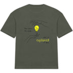 No Shit Shirts - Oversize Shirt (Backprint): She knew she could, but he explained it first. - Mansplaining - basic