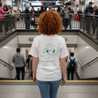 No Shit Shirts - Oversize Shirt (Backprint): Support women. Not just your mom - Oversize Shirts - basic