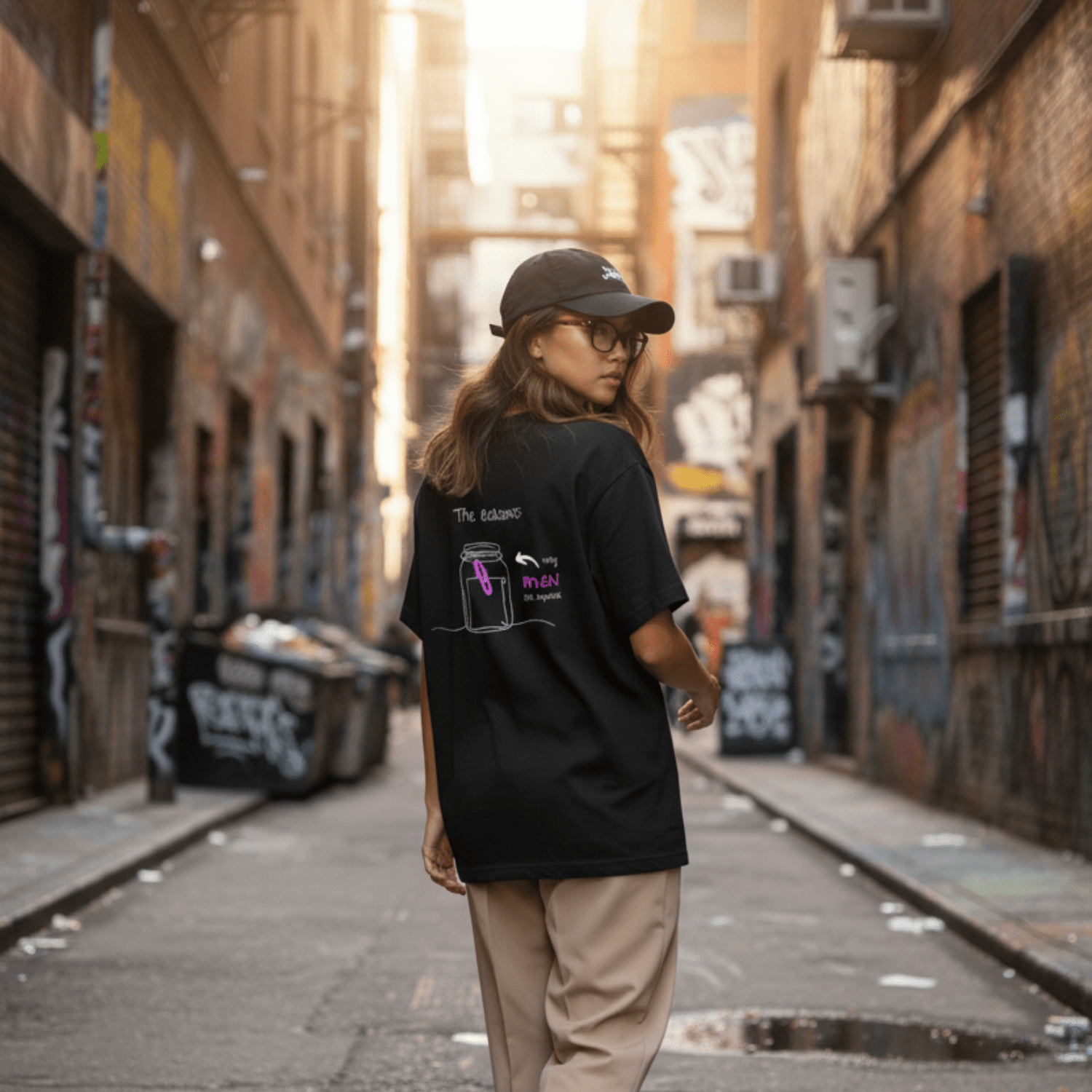 No Shit Shirts - Oversize Shirt (Backprint): The reasons why men are superior: - Gender Roles - basic