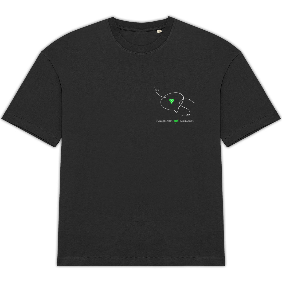 No Shit Shirts - Oversize Shirt: Compliments ≠ comments. - Mansplaining - basic