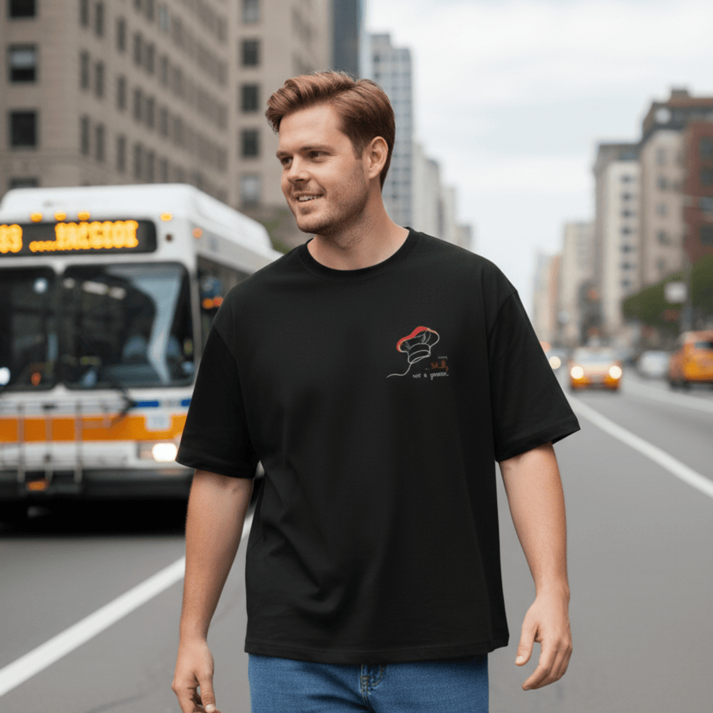 No Shit Shirts - Oversize Shirt: Cooking is a skill, not a gender. - Gender Roles - basic