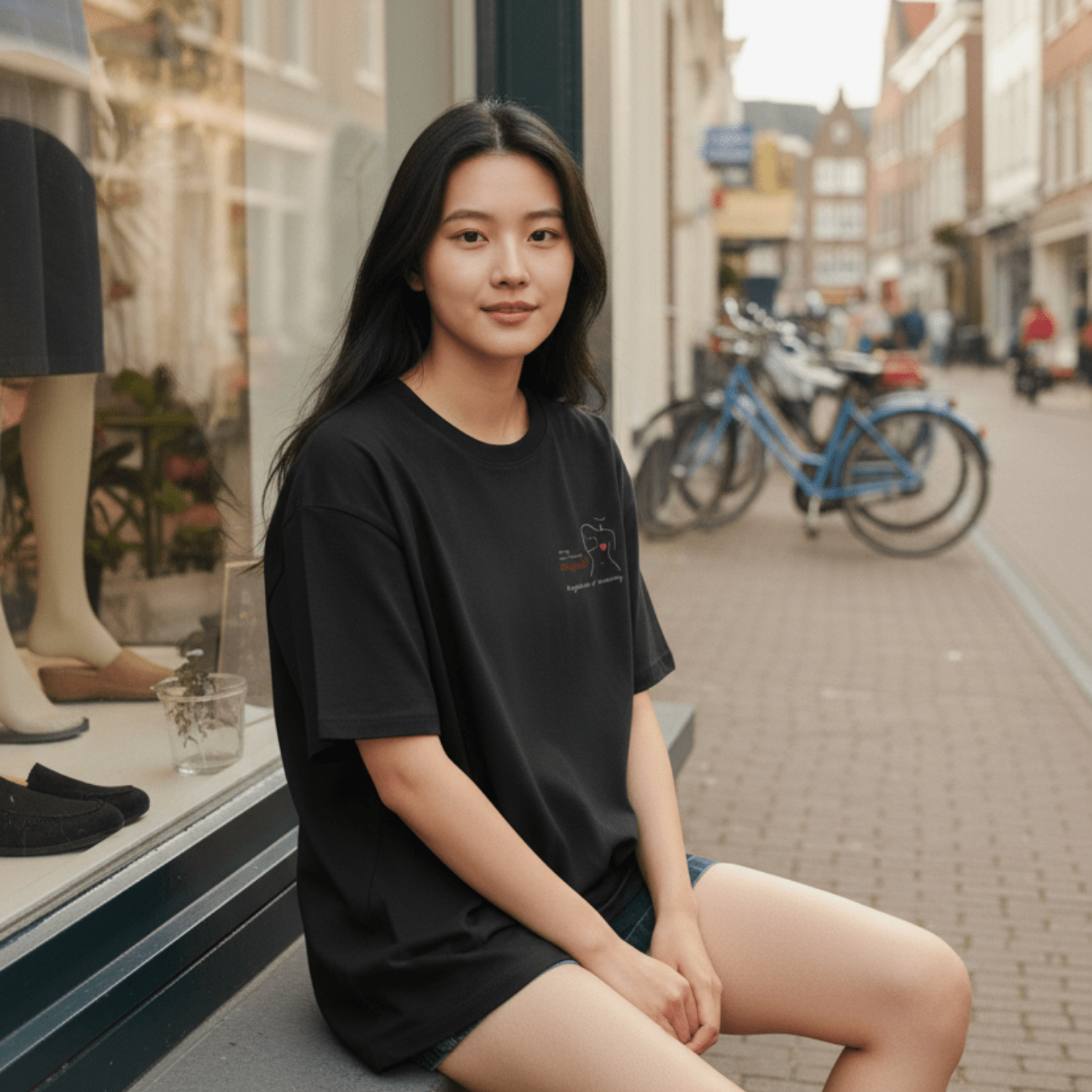 No Shit Shirts - Oversize Shirt: Every chest deserves respect. Regardless of inventory. - Body & Autonomy & Sexism - basic