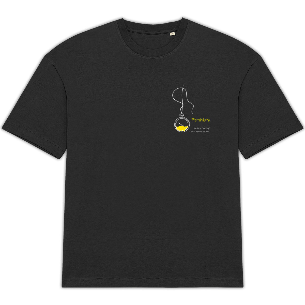 No Shit Shirts - Oversize Shirt: Feminism: because “waiting” hasn’t worked so far - Oversize Shirts - basic