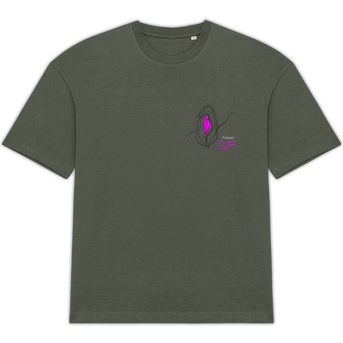 No Shit Shirts - Oversize Shirt: Feminist AF - Oversize Shirts - basic