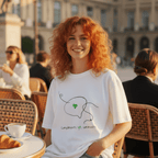 No Shit Shirts - Oversize Shirt (Frontprint Large): Compliments ≠ comments. - Mansplaining - basic